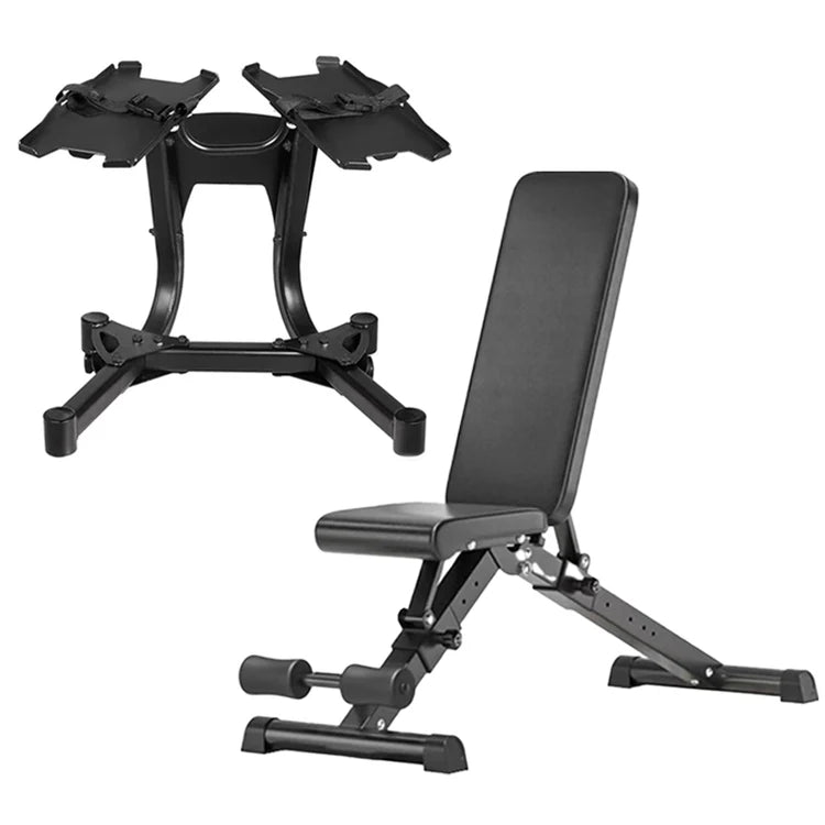 40kg Adjustable Dumbbell Set – Space-Saving Weights for Home Gym