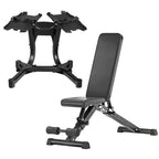40kg Adjustable Dumbbell Set – Space-Saving Weights for Home Gym