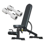 Adjustable Dumbbells Pair 2.5–10kg – Compact 3-in-1 Weights for Home Gym