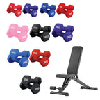 Neoprene Dumbbell 10 Tree Rack