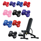 Neoprene Dumbbell 10 Tree Rack