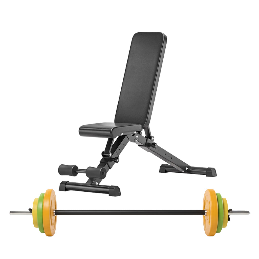 Adjustable Dumbbells & Barbell Set 65kg – 2-in-1 Free Weights for Home Gym