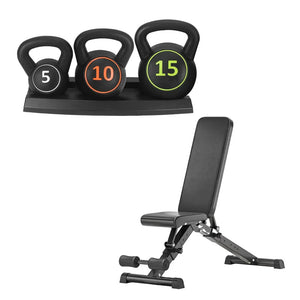 3-Piece Kettlebell Set