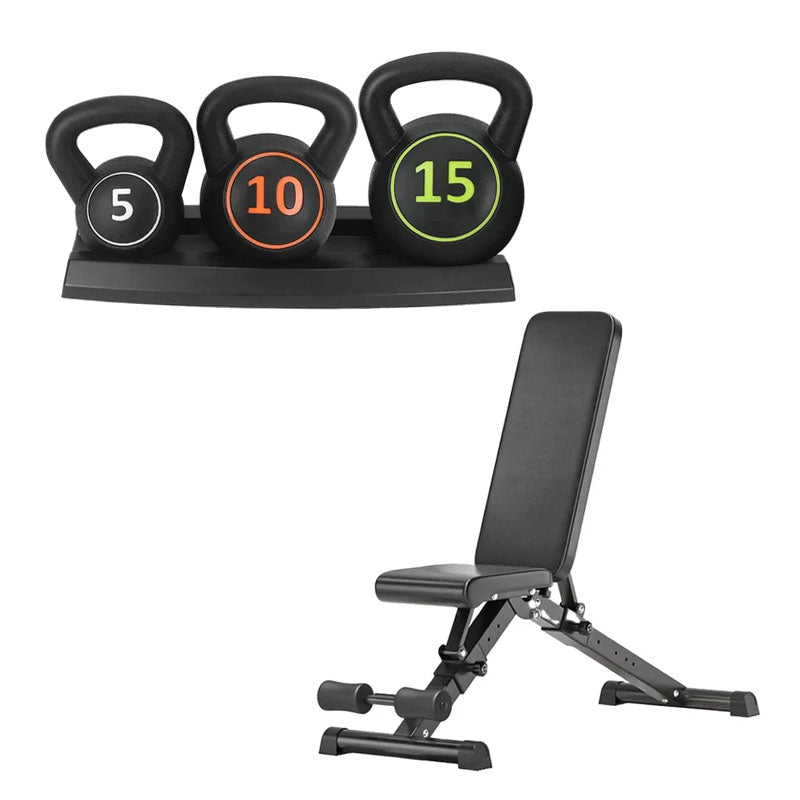 3-Piece Kettlebell Set