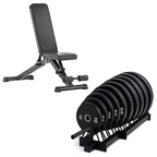 Extended Weight Plate Storage Rack