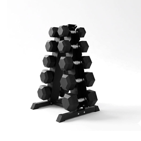 5 Tier Hex Dumbbell Tree Rack – Home Gym Dumbbell Storage Stand