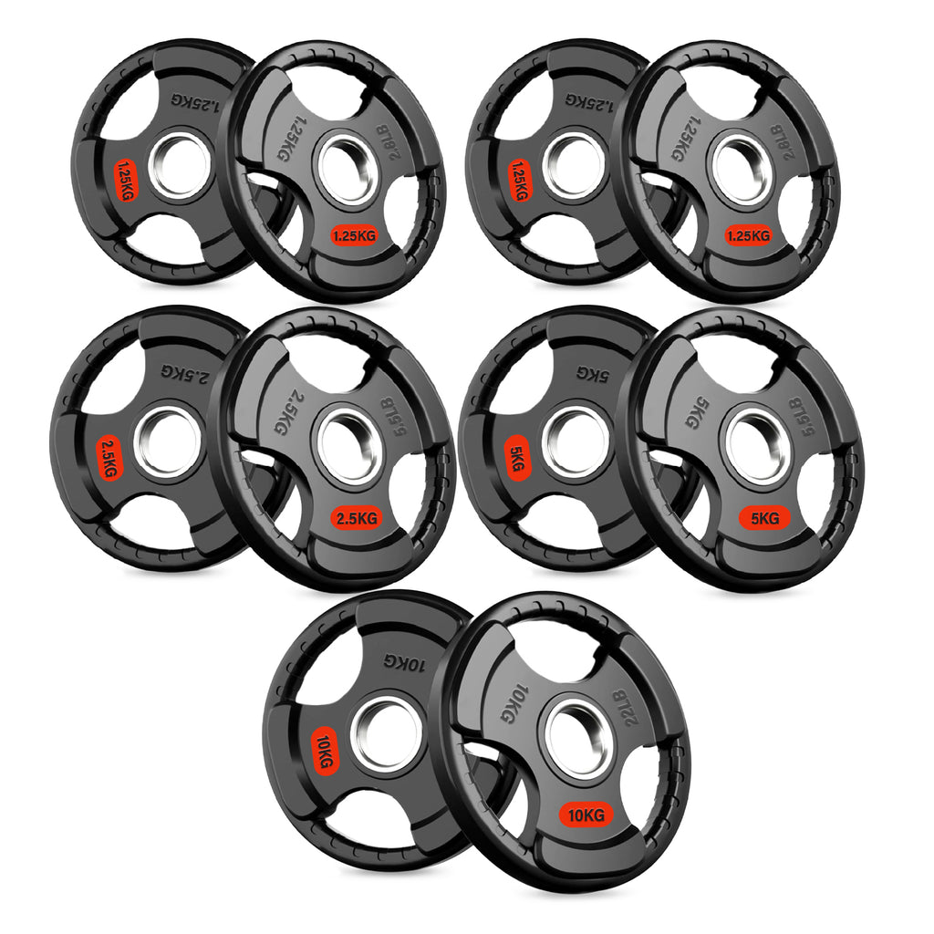 Tri Grip Cast Iron Weight Plates | 1.25kg to 25kg in UK