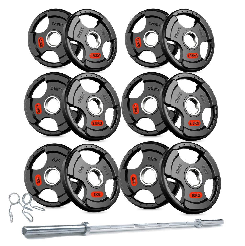 Tri Grip Cast Iron Weight Plates | 1.25kg to 25kg in UK