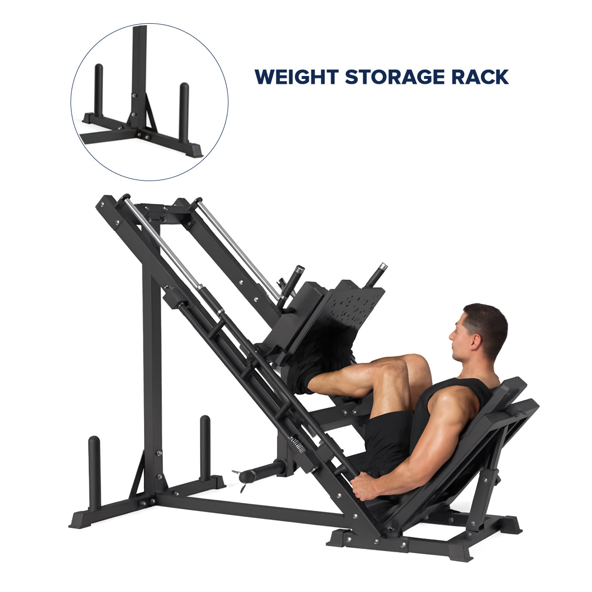 Commercial Leg Press & Hack Squat Machine | HomeGym UK