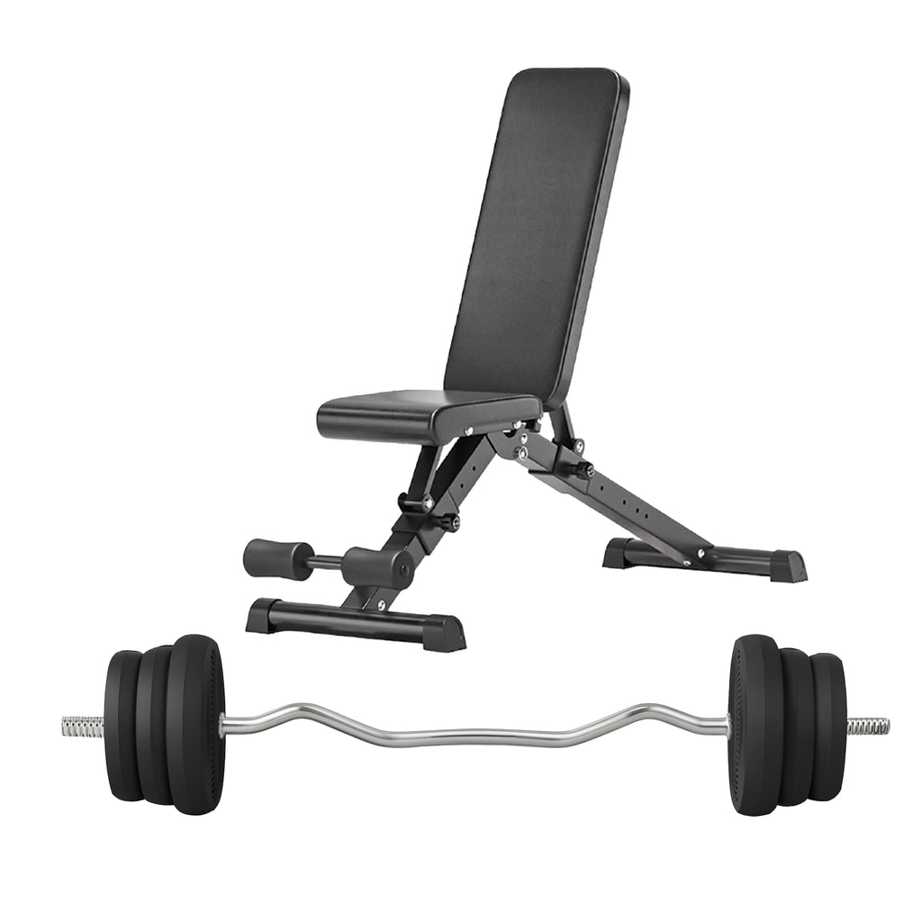 Adjustable Dumbbells & Barbell Set 65kg – 2-in-1 Free Weights for Home Gym