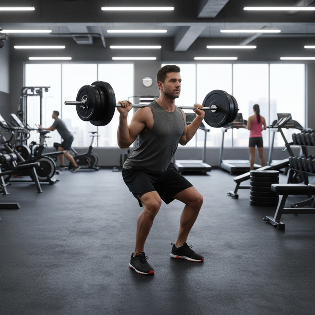 Adjustable Dumbbells & Barbell Set 65kg – 2-in-1 Free Weights for Home Gym