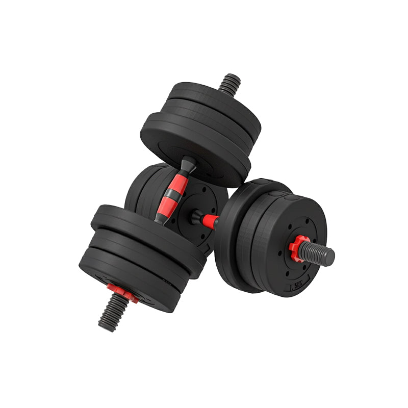 Adjustable Dumbbells & Barbell Set (20 kg / 25 kg / 30 kg) – 2-in-1 Home Gym Free Weights