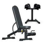 Adjustable Dumbbells 40kg & 50kg – Quick Dial Round Weights for Home Gym