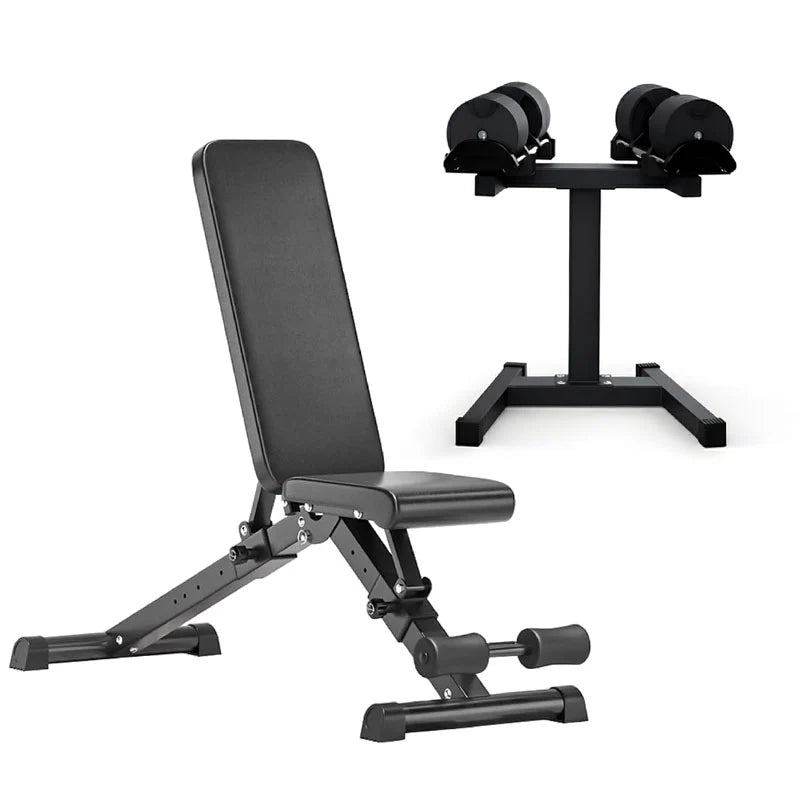 Round Adjustable Dumbbells Pair 20–36kg – Quick Dial Weights for Home Gym