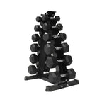 Hex Dumbbell Set – 6 Pairs with A6 Tree Rack in UK