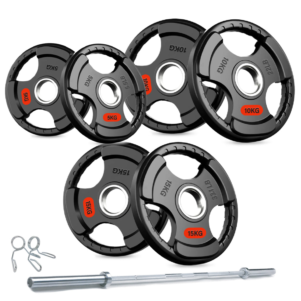 Tri Grip Cast Iron Weight Plates | 1.25kg to 25kg in UK