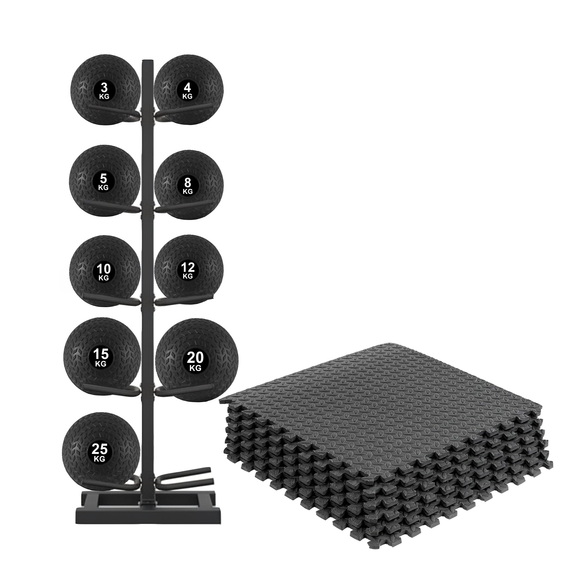 Treaded Slam Balls – Heavy-Duty No-Bounce Power Training Ball