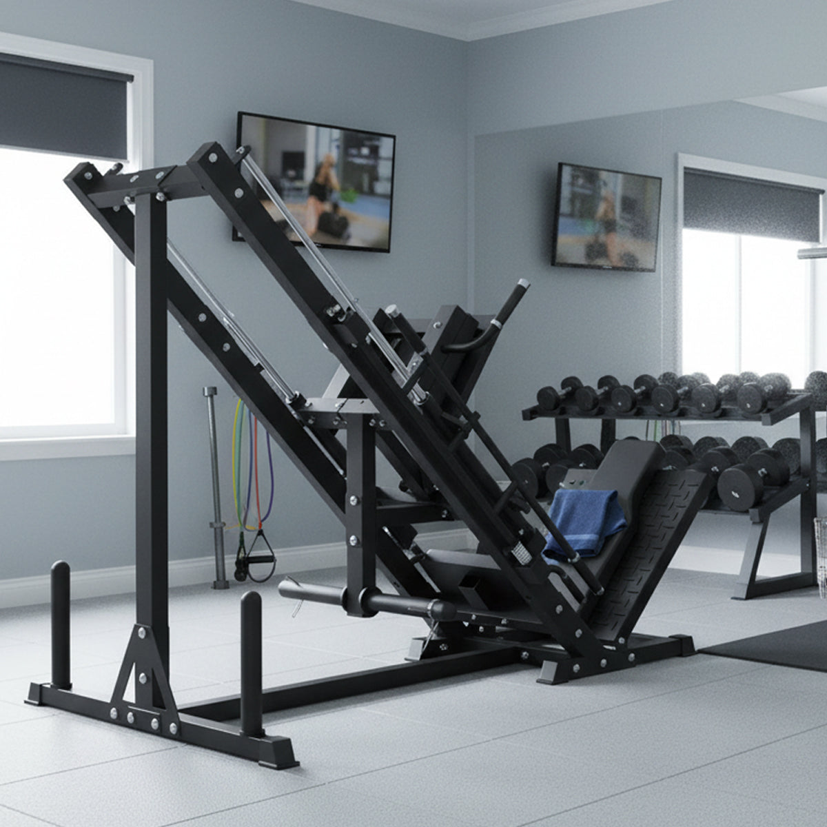 Commercial Leg Press & Hack Squat Machine | HomeGym UK