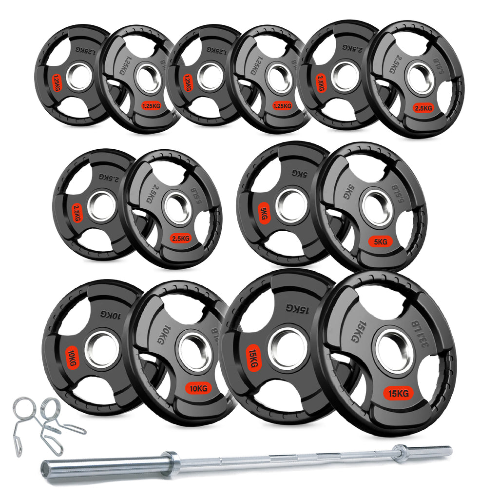 Tri Grip Cast Iron Weight Plates | 1.25kg to 25kg in UK