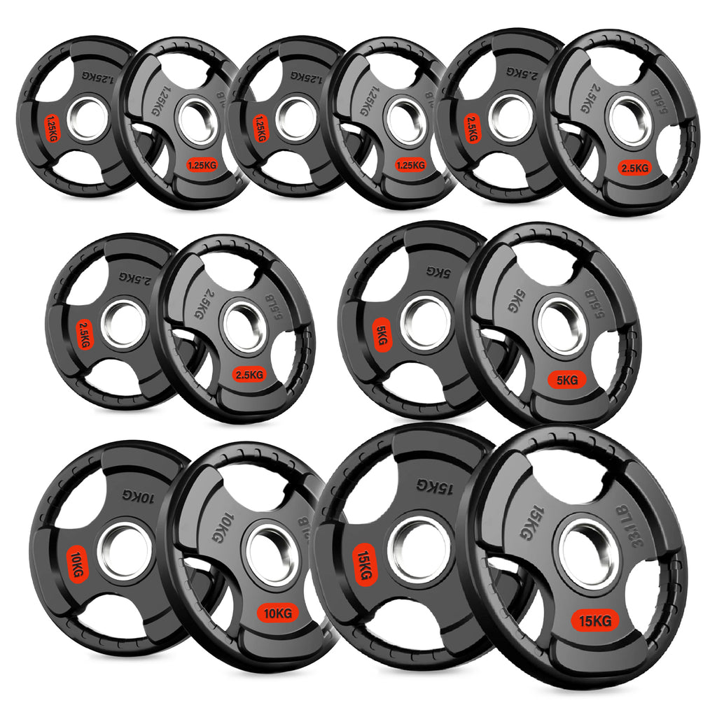Tri Grip Cast Iron Weight Plates | 1.25kg to 25kg in UK