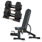 Adjustable Dumbbells Set 20kg & 24kg | HomeGymDeals UK