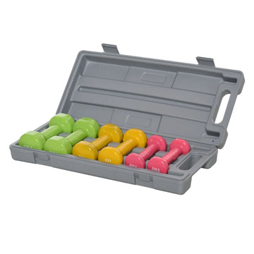 Multi-weight neoprene and vinyl dumbbells UK