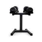 Round Adjustable Dumbbells Pair 20–36kg – Quick Dial Weights for Home Gym