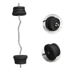 Adjustable Dumbbells & Barbell Set 65kg – 2-in-1 Free Weights for Home Gym