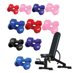 Neoprene Dumbbell 10 Tree Rack