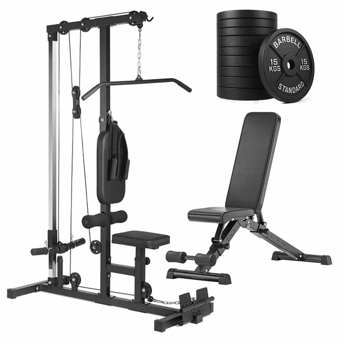 Cable Machine Power Cage – Multi-Function Home Gym Rack
