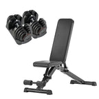 Adjustable Dumbbell Foldable Bench Set