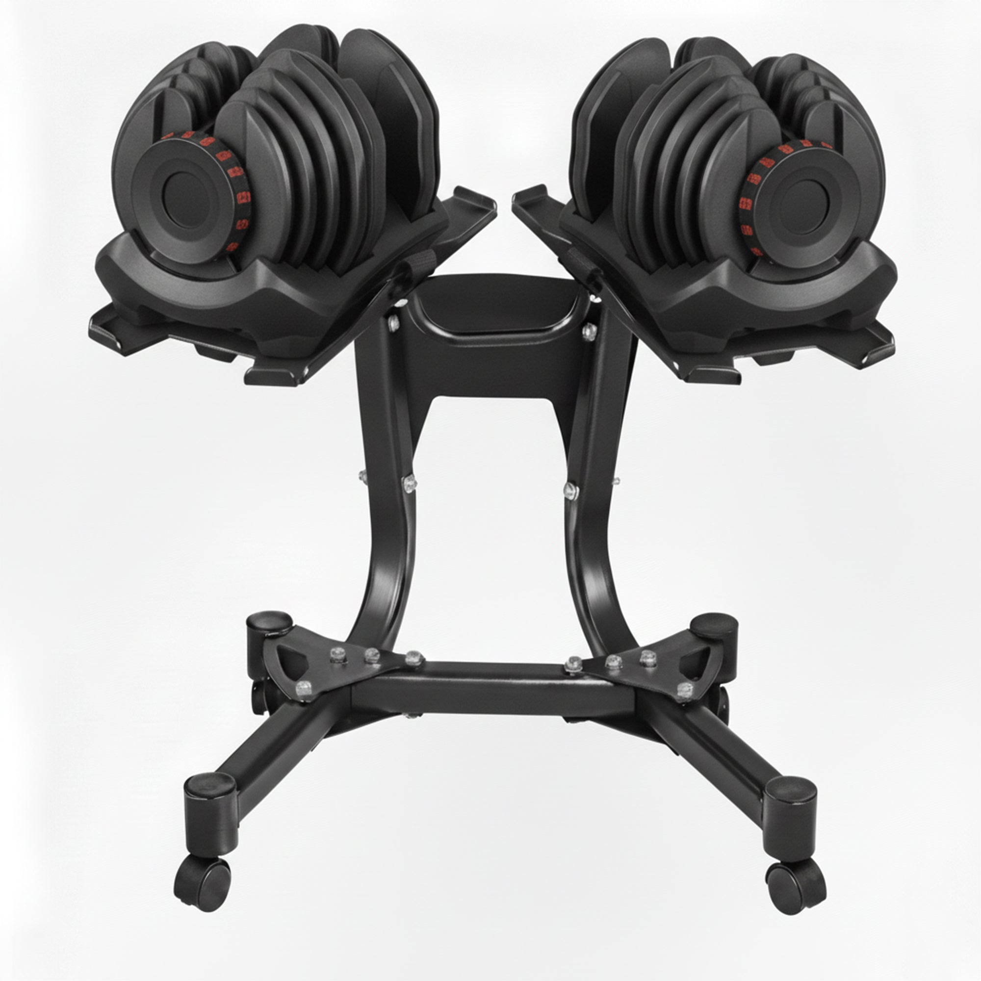 Adjustable Dumbbell Set with Stand
