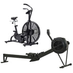 Air Bike Rowing Machine Combo