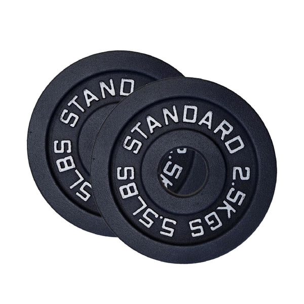 Heavy-duty cast iron weight plates for lifting exercises