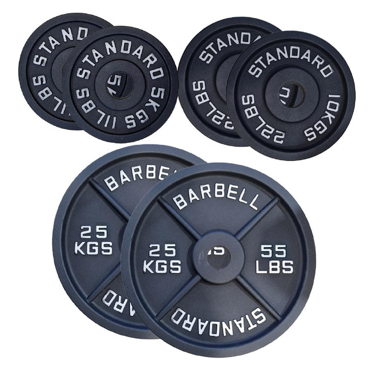 Cast Iron Weight Plates – Standard & Olympic Size in UK
