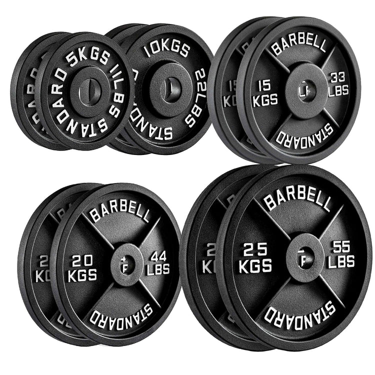 Cast Iron Weight Plates – Standard & Olympic Size in UK