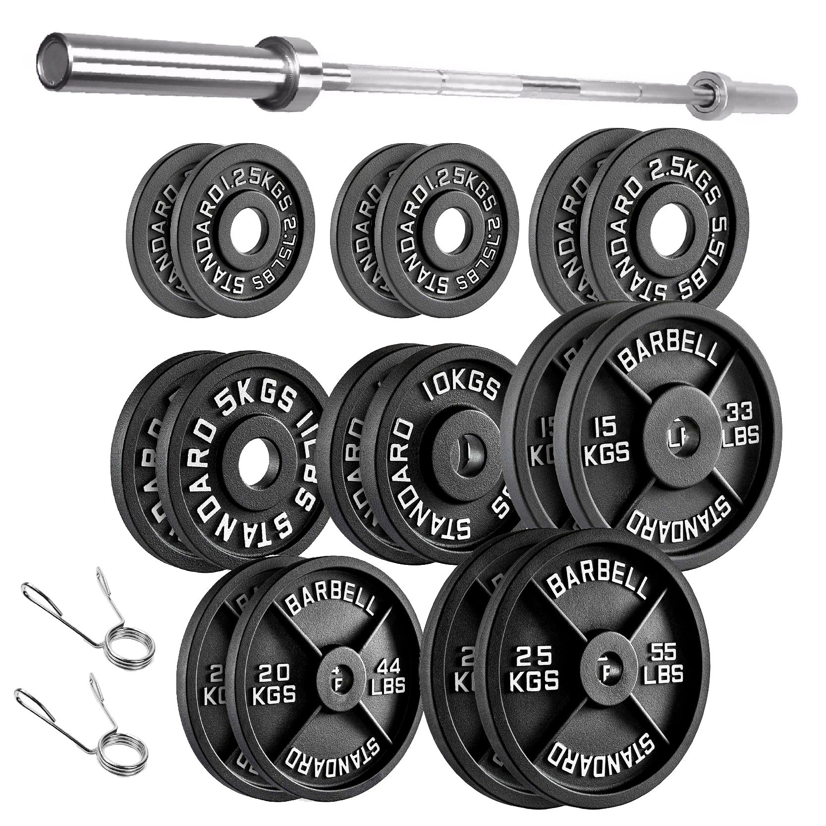 Cast Iron Weight Plates – Standard & Olympic Size in UK