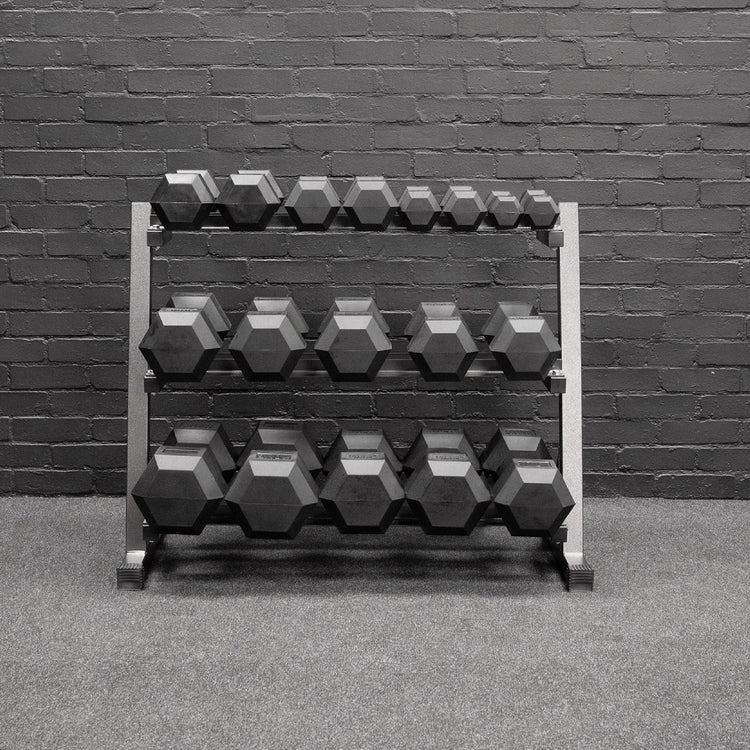 Hex Dumbbell Set with Rack ( 2.5kg to 60kg ) | in UK