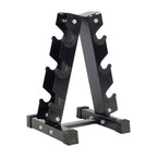 3 Pair Hex Dumbbell Set with 3 Tier Tree Rack