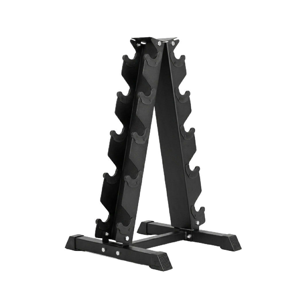 5 Tier Hex Dumbbell Set with Rack