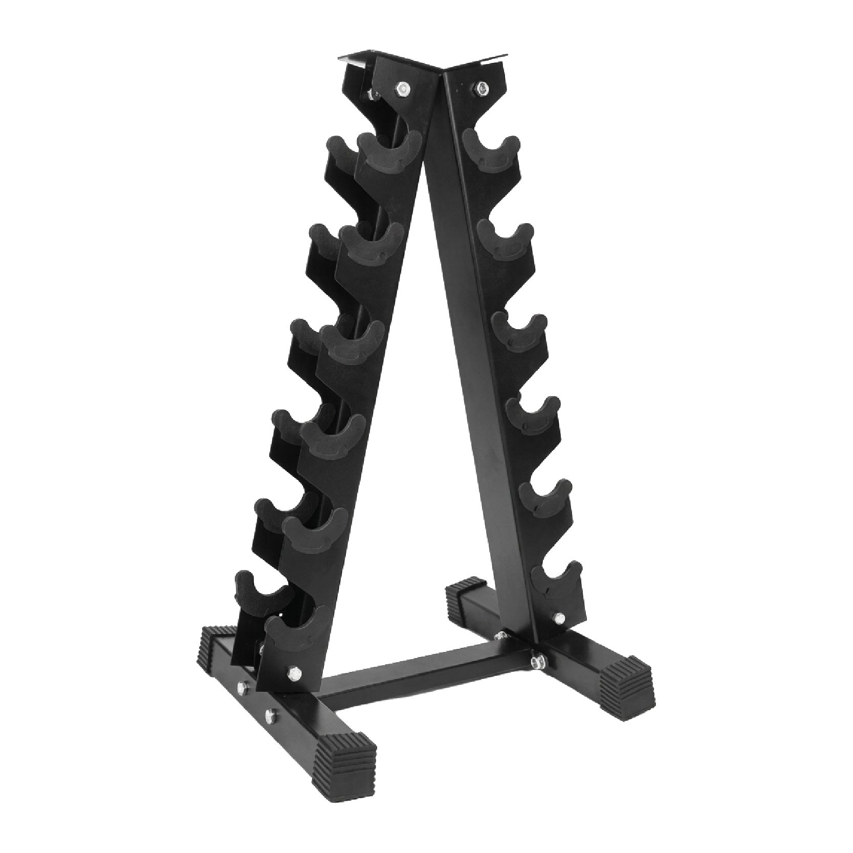 Hex Dumbbell Set 6 Pairs with A6 Tree Rack