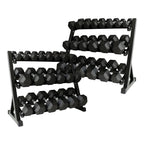 Hex Dumbbell Set with Rack ( 2.5kg to 30kg ) | in UK
