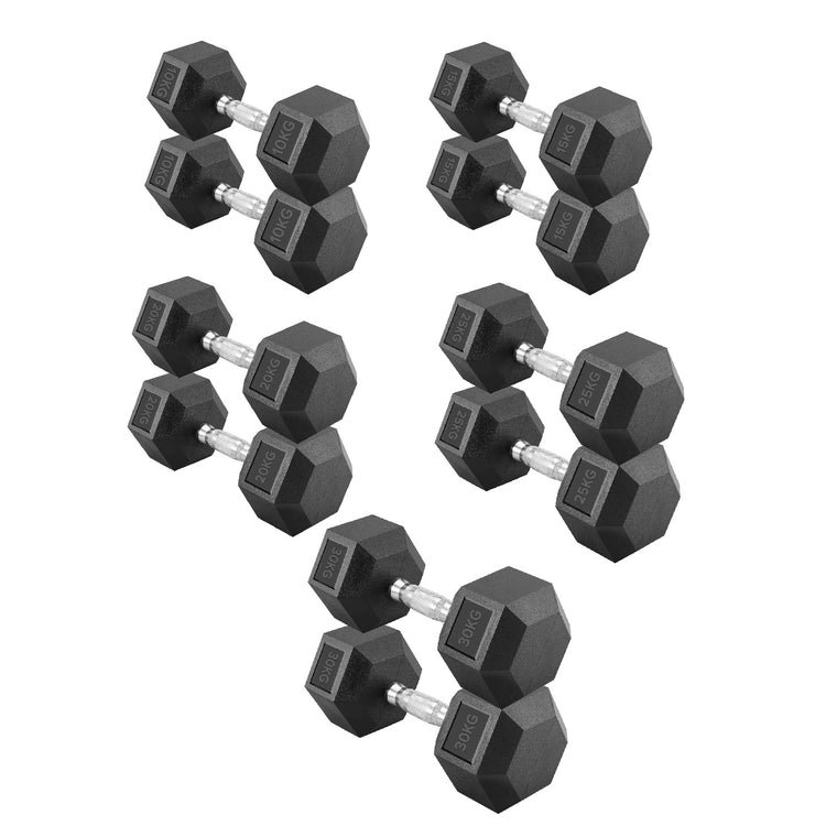 Hex Dumbbell Set with Rack ( 2.5kg to 60kg ) | in UK