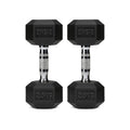 Hex Dumbbell Pairs – Rubber Hex Dumbbells for Home Gym
