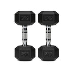 Hex Dumbbell Set – Rubber-Coated Weights for Home & Gym UK