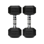 Hex Dumbbell Set – Rubber-Coated Weights for Home & Gym UK