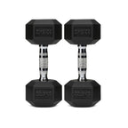 Hex Dumbbell Set – Rubber-Coated Weights for Home & Gym UK