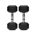 Hex Dumbbell Set – Rubber-Coated Weights for Home & Gym UK