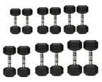 Hex Dumbbell Set – Rubber-Coated Weights for Home & Gym UK