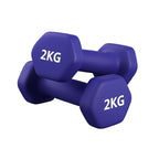 Neoprene Dumbbell Set (Pairs 0.5–10 kg) | Non-Slip Hex Dumbbell Weights UK